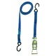 image 1 of Blue Ratchet Strap Tie Down Trailer 4m Hook Cargo Strap 325kg Lashing SM003