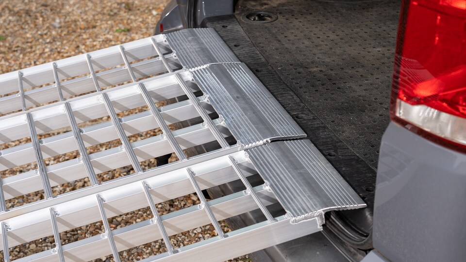 image 1 of The Ramp People Motorcycle Ramp Kit 2.3m - 3 Ramps - Extra Wide, Heavy Duty Aluminium Loading Ramps