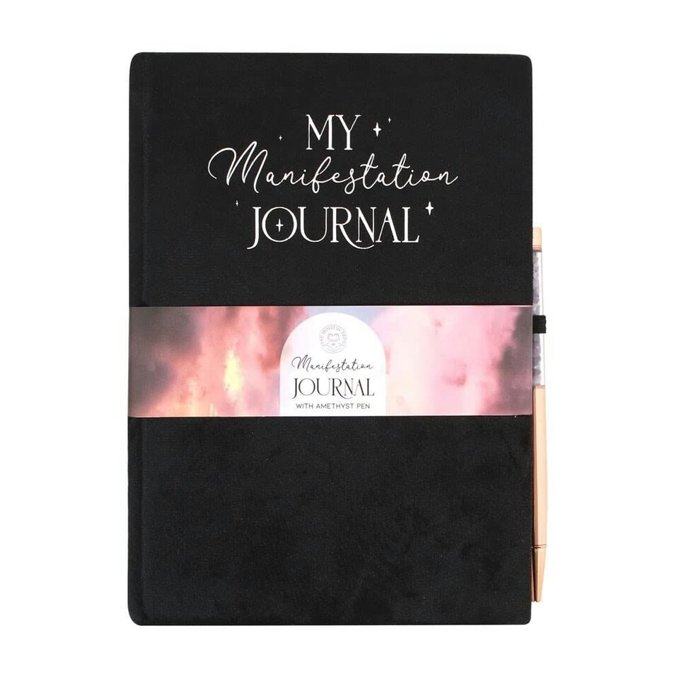 image 1 of A5 Manifestation Journal with Amethyst Pen (4/16) - MDF - MG_95222