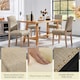 image 6 of Yaheetech Set of 2 Upholstered Kitchen Chairs Dining Room Chairs | Multi | Khaki(