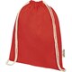 image 3 of Oregon Recycled Cotton Drawstring Bag - Red - One Size Red | One Size