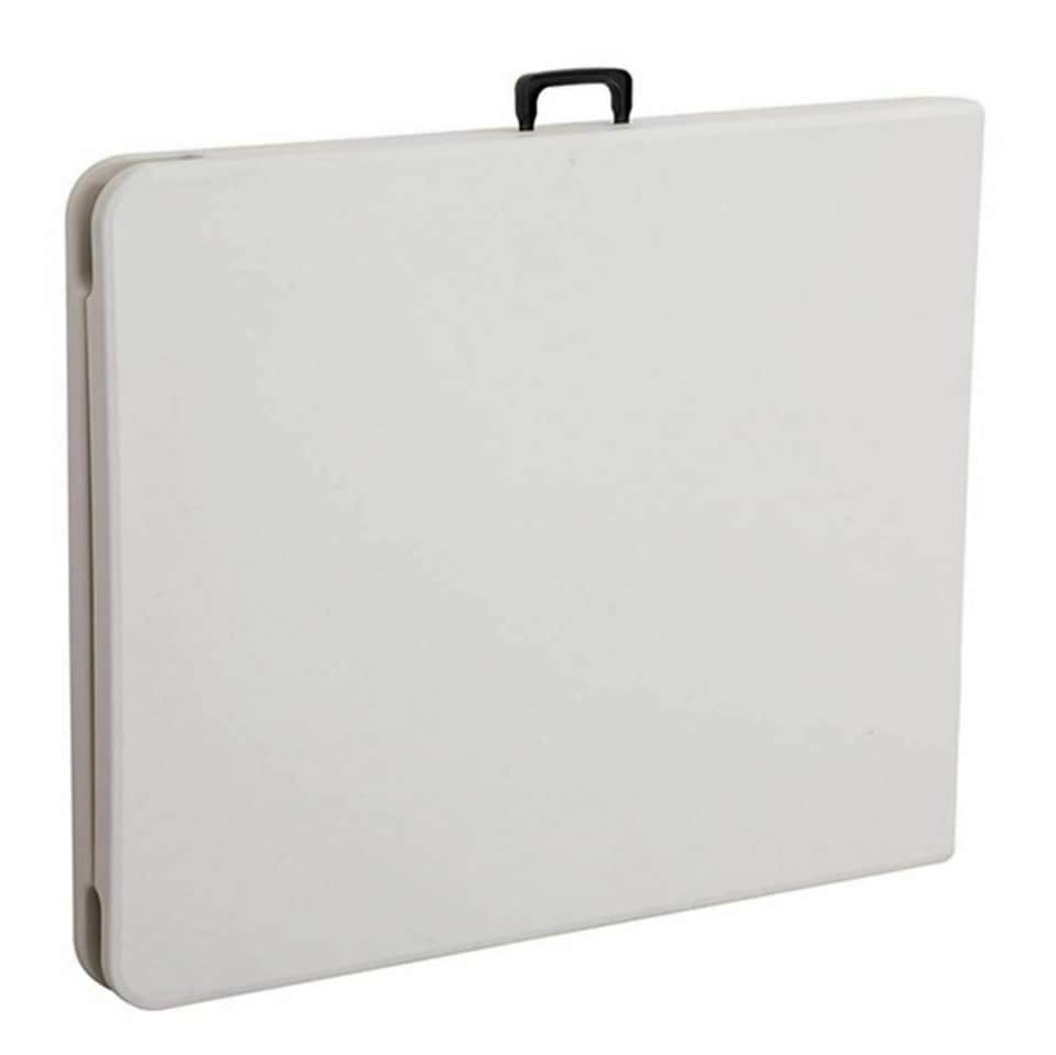 image 1 of Foldable 6ft Heavy Duty Folding Catering Camping Trestle Picnic Bbq Party Table | White | (L)183cm x (W)76cm x (H)72cm