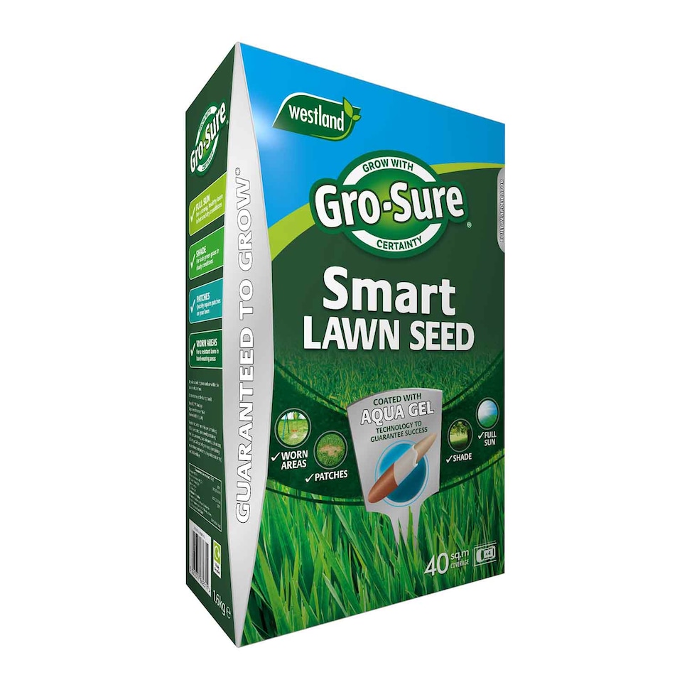 image 1 of Gro-Sure Smart Lawn Seed with Aqua Gel coating for dry, shady & worn areas 80sqm