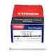 image 3 of Timco - Twin-Threaded Woodscrews - PZ - Double Countersunk - Zinc (Size 12 x 4 - 100 Pieces)