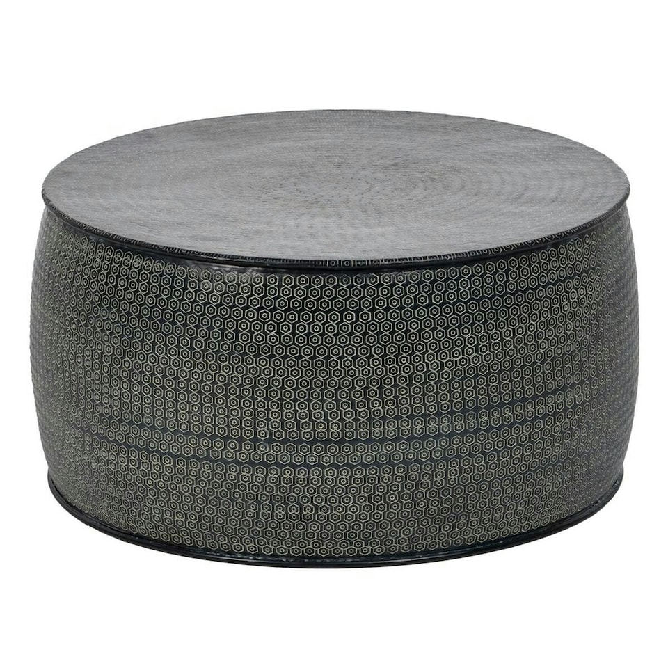 image 1 of Side table 66 x 66 x 34,5 cm Black Aluminium (3 Units) N/A