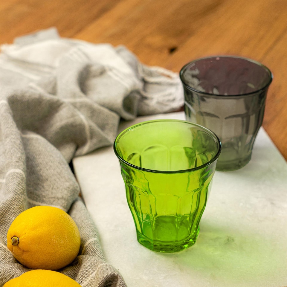 image 1 of Duralex 4pc Picardie Glass Tumbler Set - 250ml - Multicolour | Multi | Multicolour