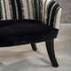 image 2 of Interiors by Premier Cefena Black and White Chair Black