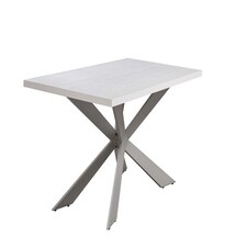 Duke LUX Dining Table Single, White White
