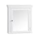 image 1 of Teamson Home Wooden Bathroom Medicine Cabinet Mirror White