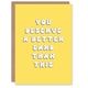 image 1 of Deserve Better Fun Joke Humour Woman Her Funny Birthday Card