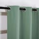 image 4 of Duck Egg Eyelet Curtains - Thermal Blackout Curtains - 46" x 63" Drop - 2 Panel