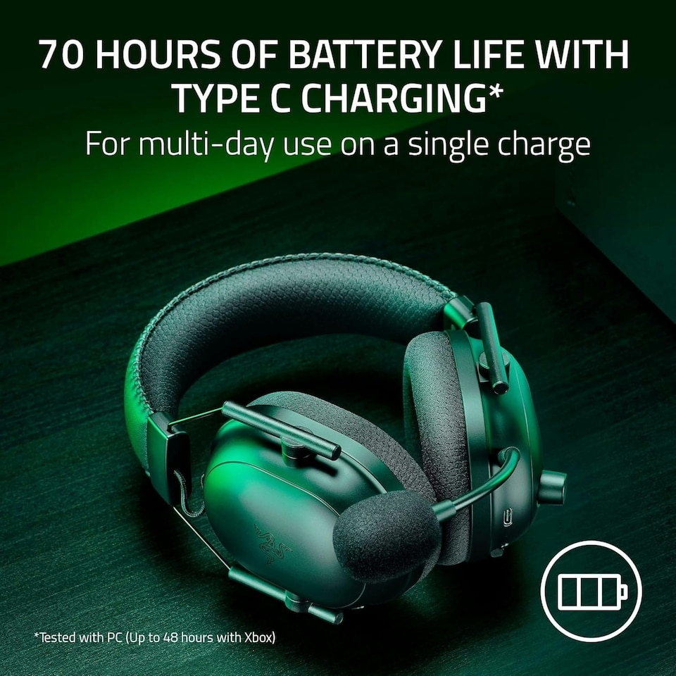 image 1 of Razer BlackShark V2 Pro Xbox Licenced Wireless Gaming Headset - Black