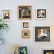 image 6 of Nicola Spring 8 x 8" Photo Frames - Dark Wood/Ivory Mount - 3D Picture Frame Box Portrait Display Case (22.5 x 22.5cm) Set of 2