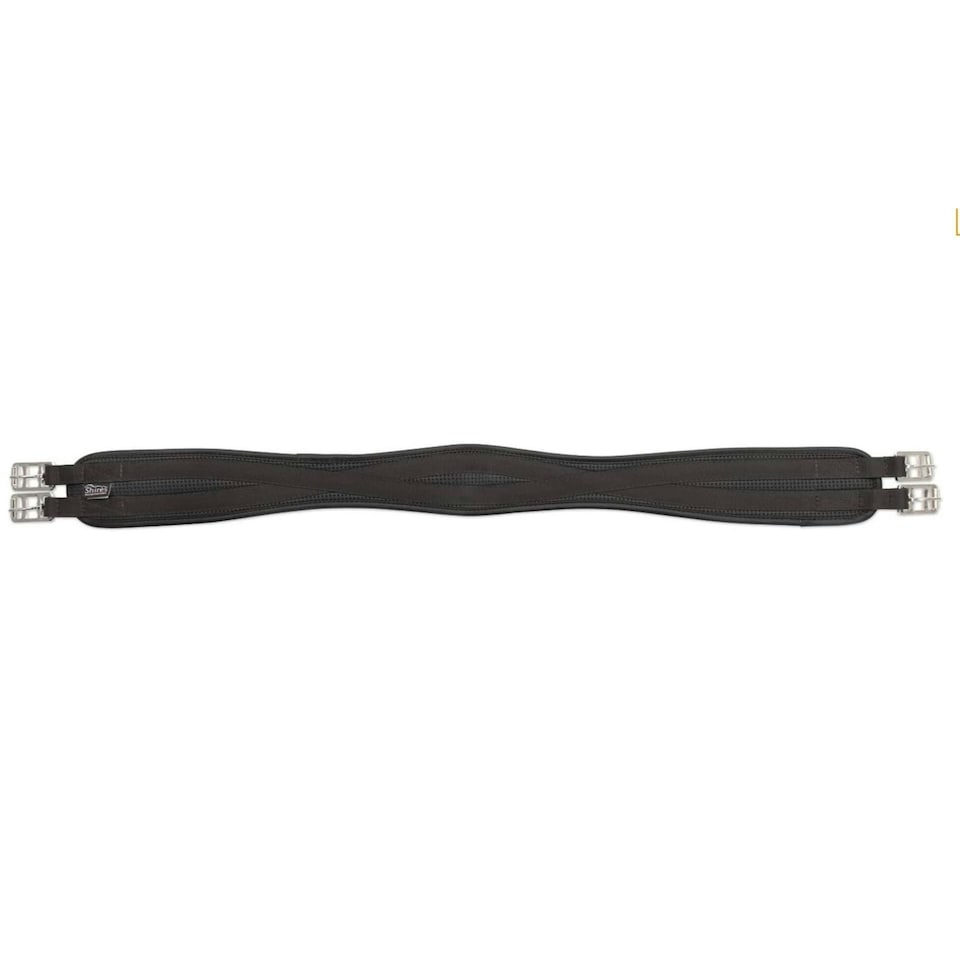 image 1 of Shires Anti-Chafe Horse Girth - Black - 44in