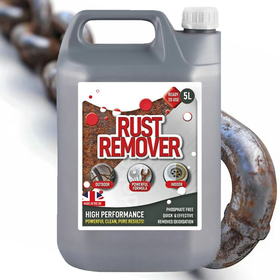 image 1 of 1 x 5L High Performance Rust Remover Water Soluble Removes Rust Back To Bare Metal