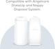 image 9 of Angelcare Nappy Bin Refill Cassette Compatible Disposal System 3Pack