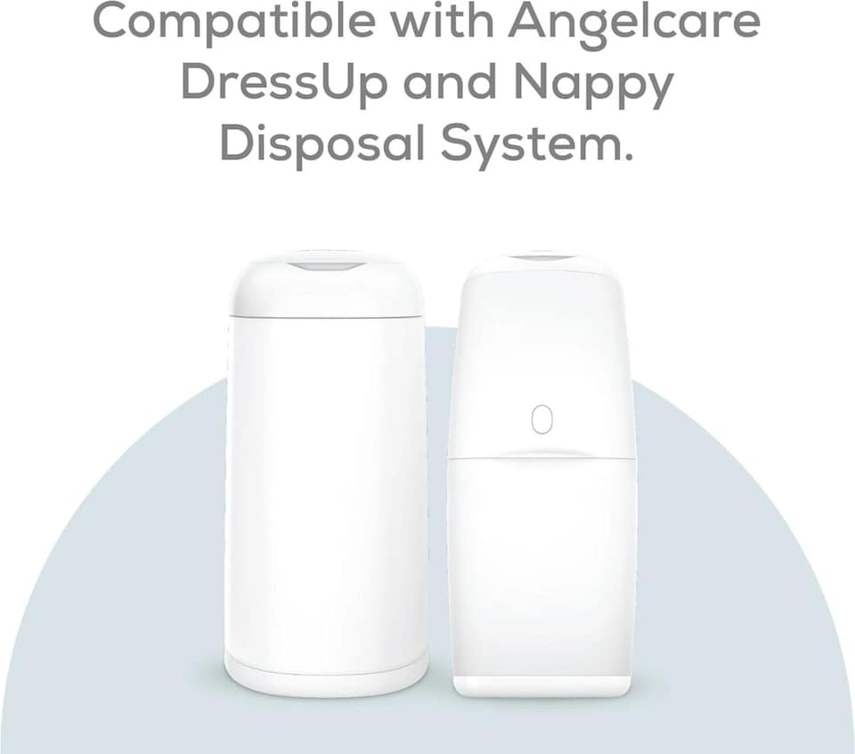image 1 of Angelcare Nappy Bin Refill Cassette Compatible Disposal System 3Pack