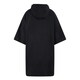 image 2 of Towel City Unisex Adult Poncho - Black - One Size