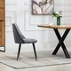 image 5 of Morandi Velvet Dining Chairs - Set of 2 - Grey