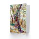 image 2 of Multicoloured Trees Branches Forest Art Blank Card