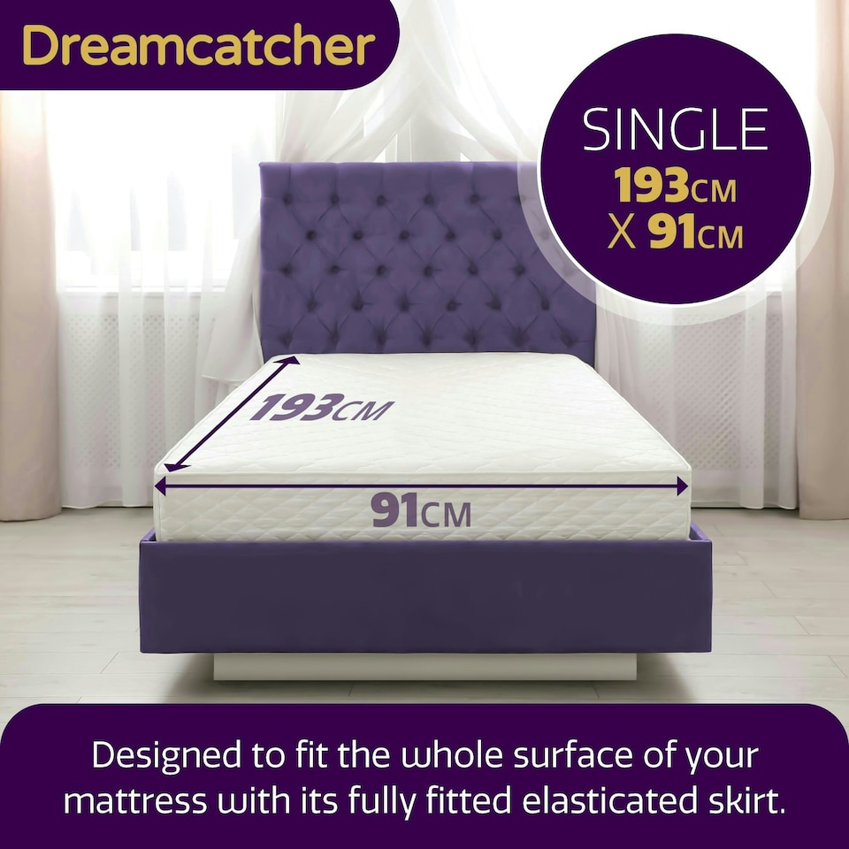 image 1 of Dreamcatcher Single Electric Under Bed Blanket Fitted Skirt