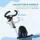 image 5 of HOMCOM 6 in 1 Trike for Toddler 1-5 Years with Parent Handle, Dark Blue