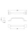 image 2 of Balterley Bathroom Classic Furniture Accessory Cabinet Drawer Strap Handle Replacement | Silver | Satin Nickel | 1
