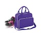 image 1 of Bagbase Piped Messenger Bag - Purple/Light Grey - One Size Purple