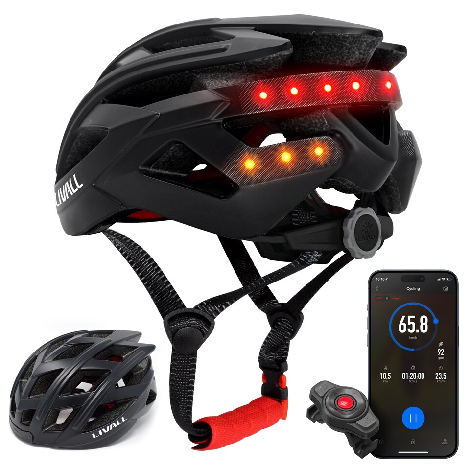 image 1 of BH60SE Smart Cycling Helmet - Black - 55-61cm