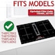 image 2 of SPARES2GO Activated Carbon Filter for Neff T48PC7BX2 T48TD7BN2 T58PL6EX2 T58TL6EN2 Cooker Hood (Pack of 8 Filters)