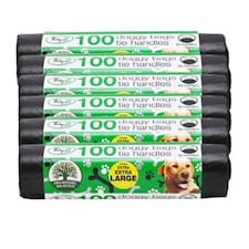 TidyZ XXL Doggy Bags with Tie Handles 100 Assorted Pack