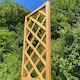 image 6 of Square Wooden Garden Trellis Planter