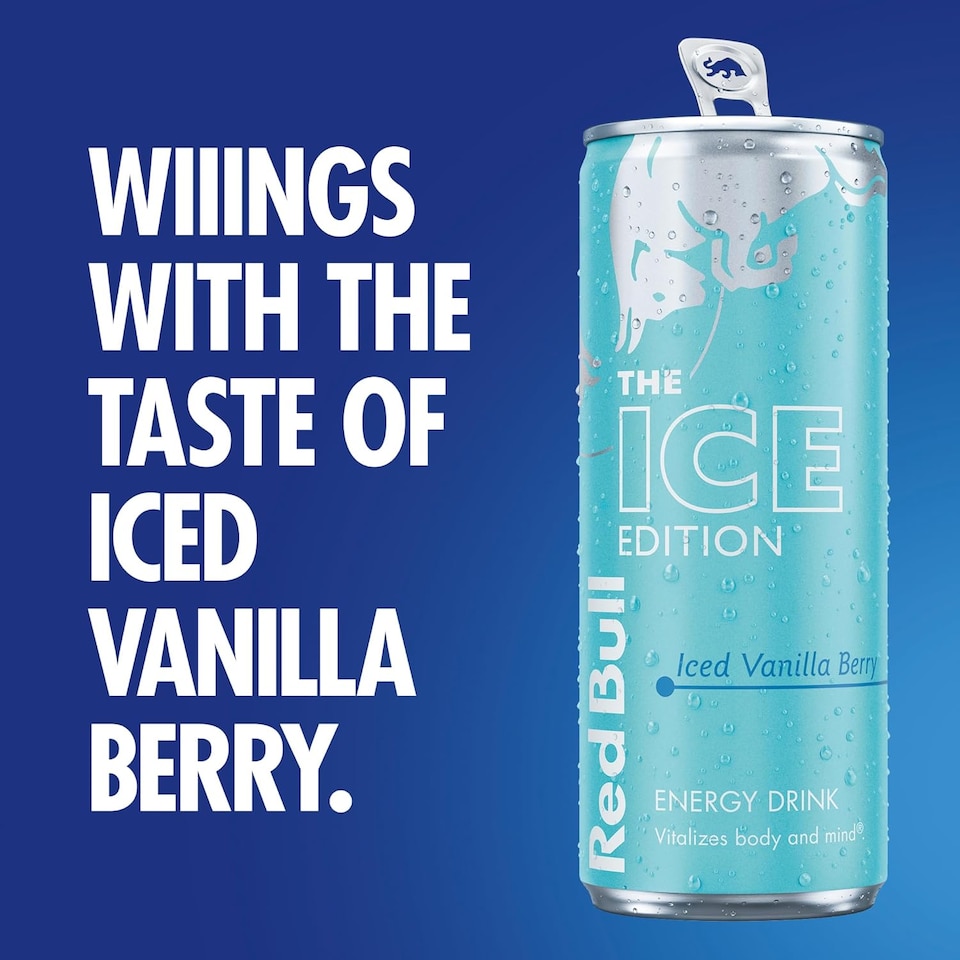 image 1 of Red Bull Winter Iced Vanilla Berry Edition, 12 x250 ml