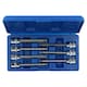 image 2 of 7pc 3/8" Drive Ball Ended Metric Extra Long Allen Hex Keys 3 - 10mm Bit Sockets