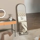 image 8 of HOMCOM Full Length Mirror with Aluminium Alloy Frame Hanging or Leaning Black