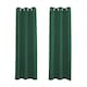 image 1 of Forest Green Blackout Curtains - Dark Thermal Eyelet - 46 x 54 Drop - 2 Panel | Green | One Size