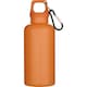 image 1 of Floso Oregon Solid Plastic Carabiner Clip 400ml Water Bottle | Orange | Orange | 1