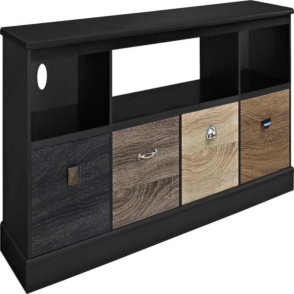 image 1 of Mercer TV-console in multicolour with drawers 1773196PCOMUK Black | Black