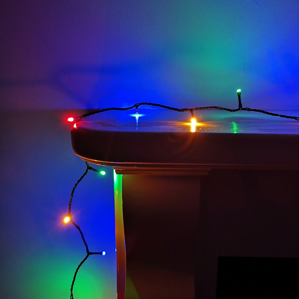 image 1 of 480 LED 38.3m Premier SupaBrights Indoor Outdoor Christmas Multi Function Mains Operated String Lights with Timer in Multicoloured