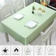 image 3 of Checkered Rectangular Tablecloth, PVC Plastic Table Cover - 137x180cm