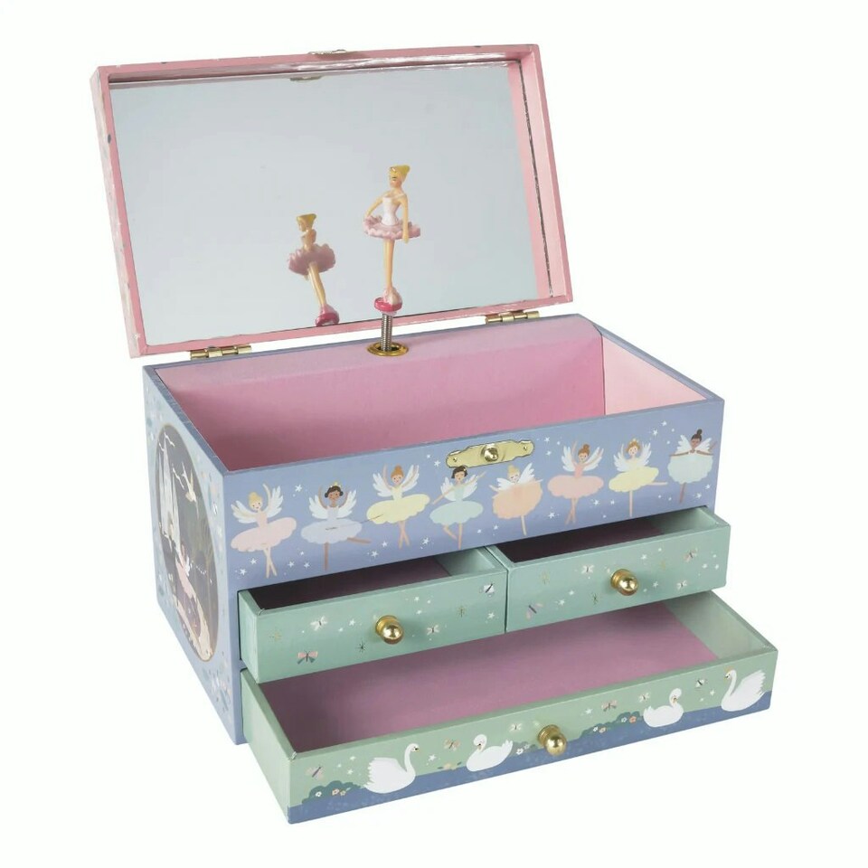 image 1 of Floss & Rock Childrens Enchanted Musical Jewellery Box