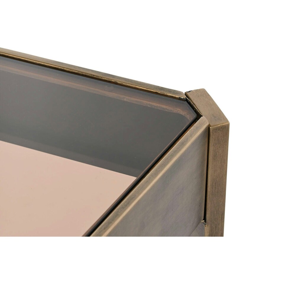 image 1 of Centre Table DKD Home Decor 102 x 62 x 53 cm Crystal Metal Aluminium N/A