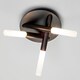 image 3 of BHS Cindy Flush Ceiling Light, Black