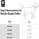 image 4 of Hurtta Razzle-Dazzle Small Dog Collar Padded Red 25-35cm