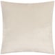 image 3 of Paoletti Savoy Stripe Velvet Cushion | Cream | Oyster