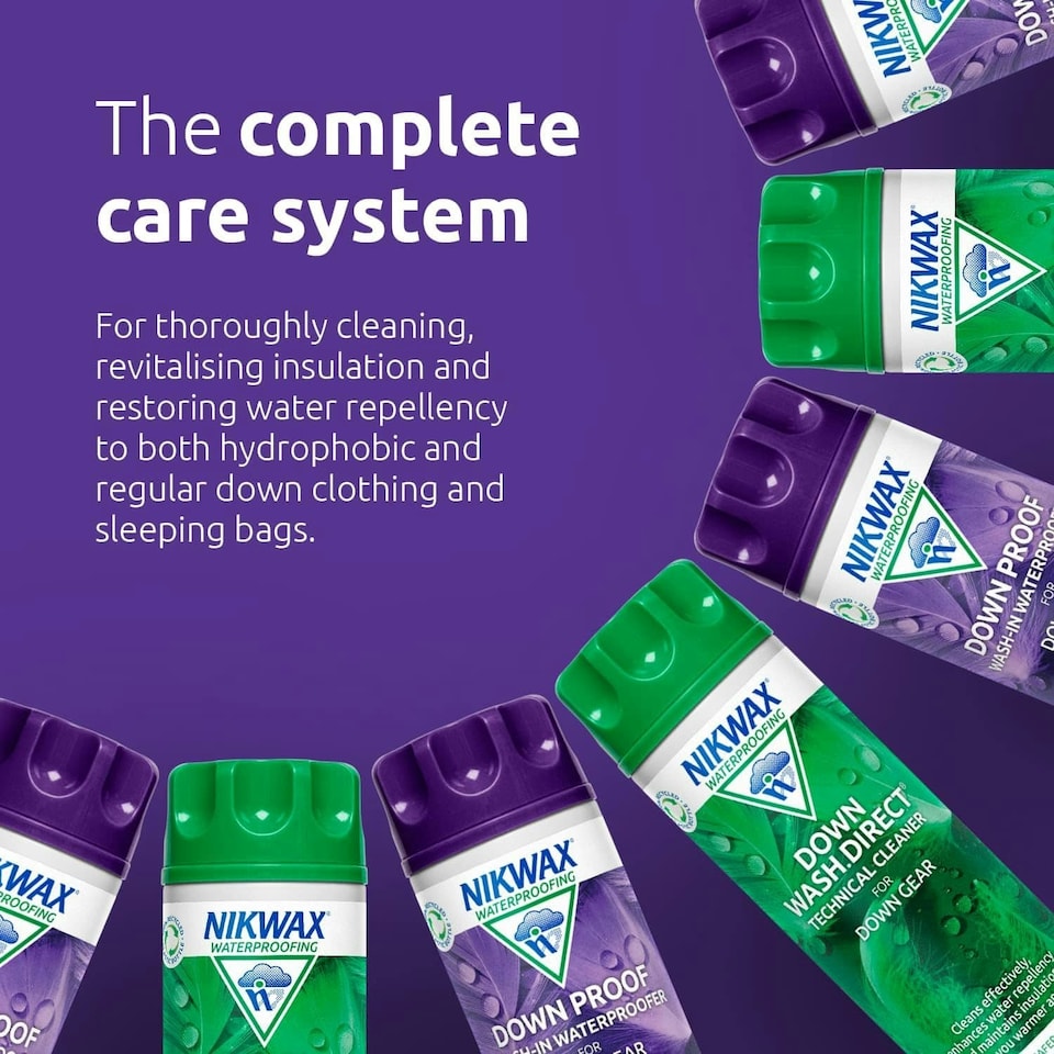image 1 of Nikwax® Down Proof/Downwash Direct Twin Pack 300ml N/A