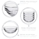 image 2 of Duralex Lys Stacking Glass Cooking / Ingredients / Food Bowl - 6cm | Clear | Clear