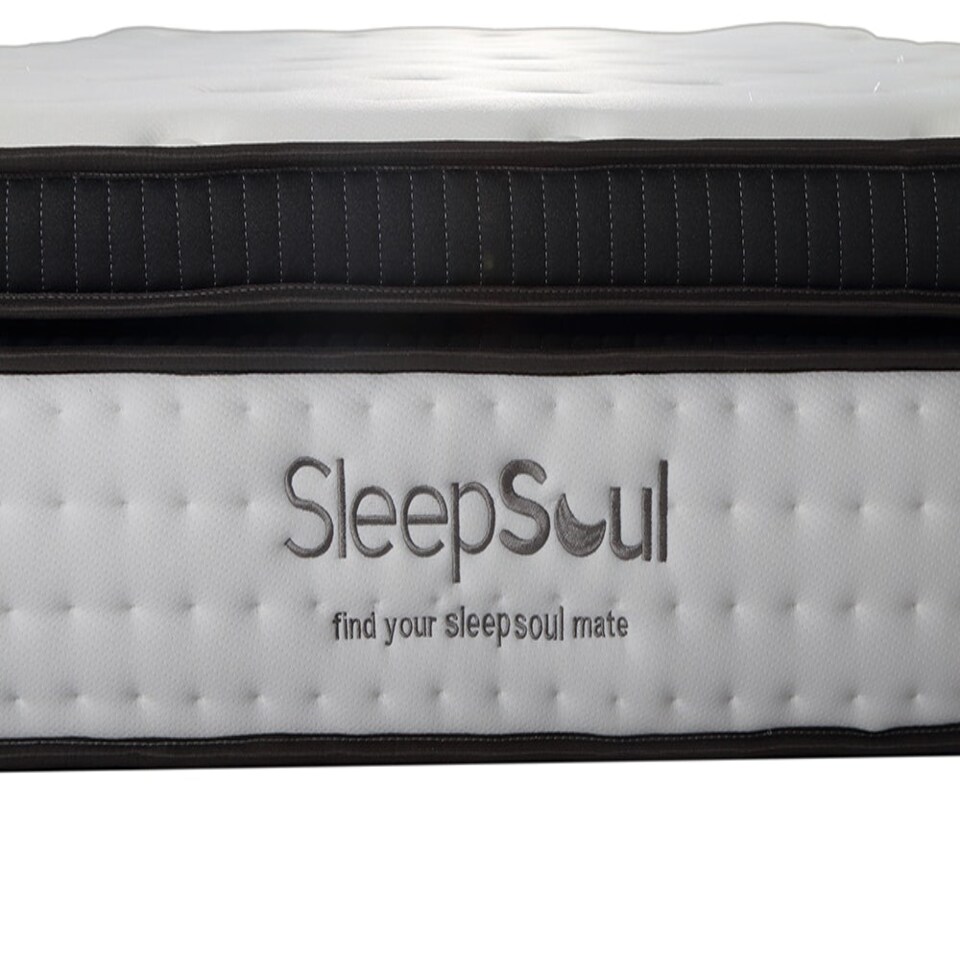 image 1 of SleepSoul Luna 1000 Pocket Memory Pillow Top Mattress White | Super King