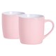 image 1 of Argon Tableware Coloured Coffee Mugs - 350ml - Pink - Pack of 2 | Pink | Pink | 2