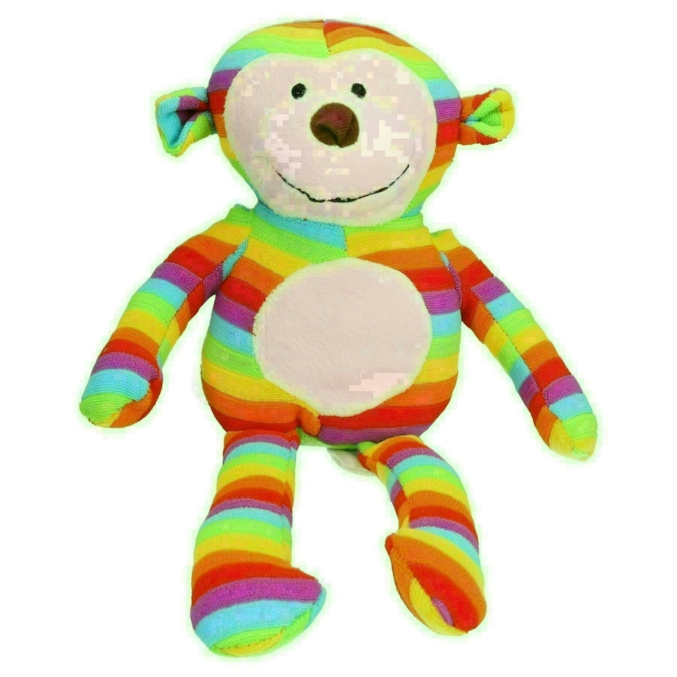 Rainbow Sonny Monkey Dog Toy Cuddle Toy With Squeak 38cm/15"